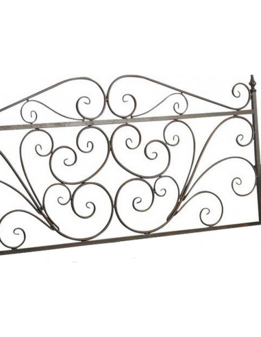 BANC DE JARDIN METAL VIEILLI