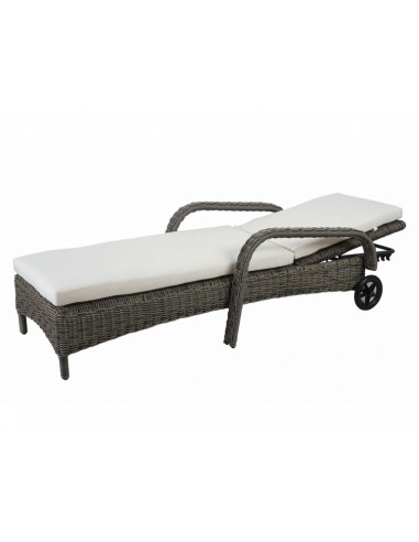 BAIN DE SOLEIL POLYROTIN ROND  ROUES