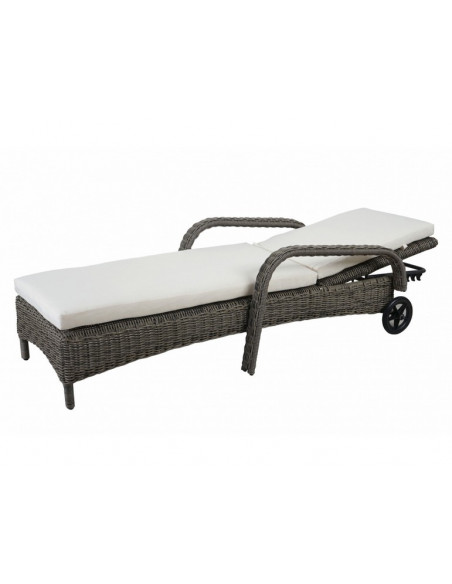 BAIN DE SOLEIL POLYROTIN ROND  ROUES