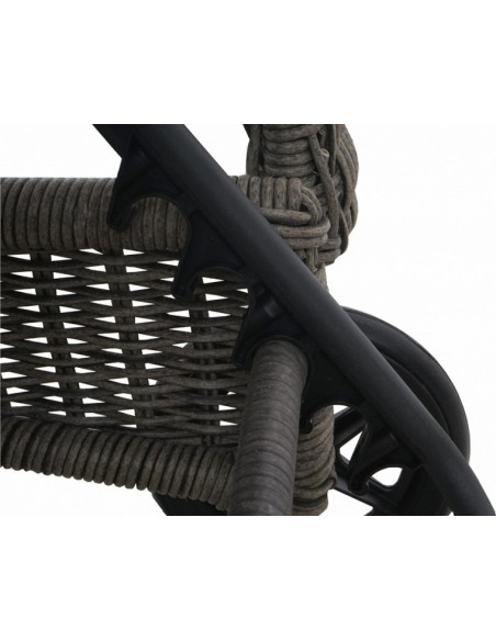 BAIN DE SOLEIL POLYROTIN ROND  ROUES