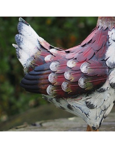 DECORATION JARDIN POULE