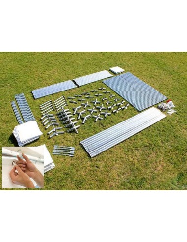 RENFORCÉE BLANC/GRIS 3 x 3m - 500gr/m²