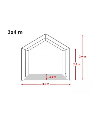 VERTE 3 x 4m - 500gr/m²