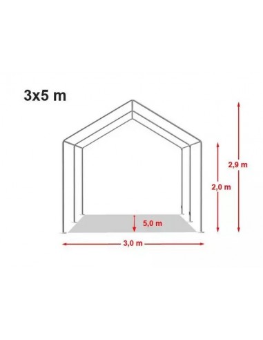 ANTI-FEU 3 x 5m - 500gr/m²