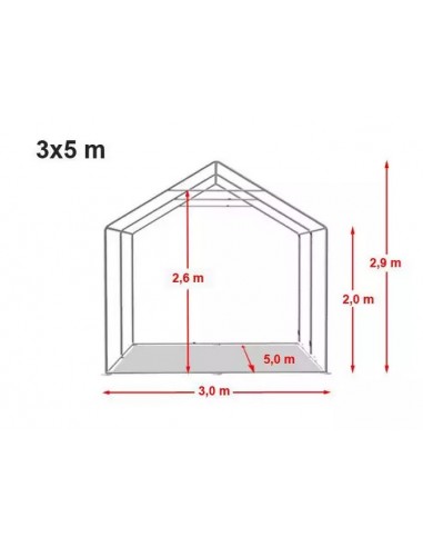 RENFORCÉE 3 x 5m - 500gr/m²