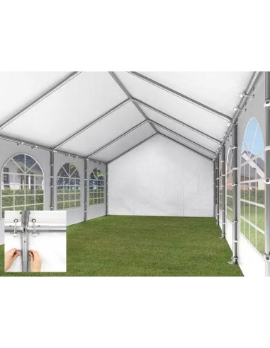 BLANC/GRIS 4 x 6m - 240gr/m²