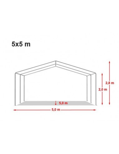 5 x 5m - 500gr/m²