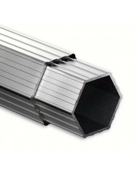 STRUCTURE ALU - 4 COTÉS - 2 PANORAMIQUES - ANTI-FEU - 3 x 3 - PVC 620gr/m²
