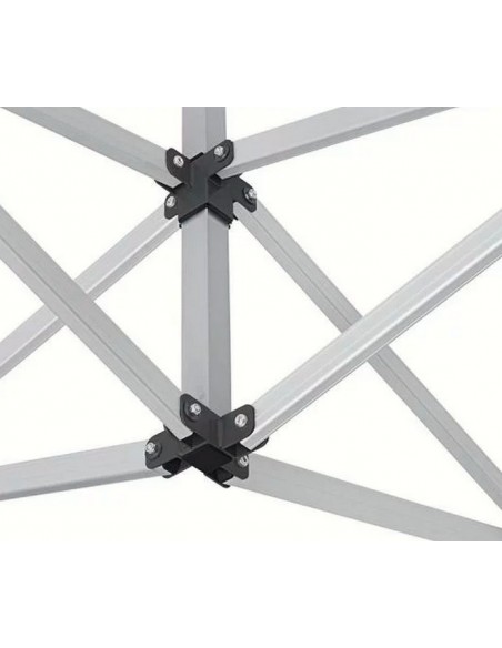 STRUCTURE ALU - 4 COTÉS - 2 PANORAMIQUES - ANTI-FEU - 3 x 3 - PVC 620gr/m²