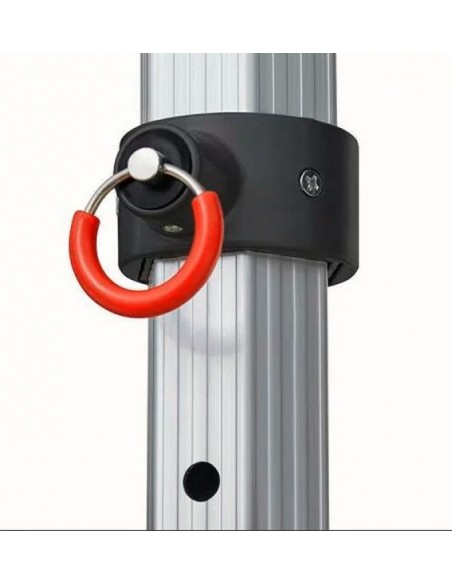 STRUCTURE ALU - 4 COTÉS - 2 PANORAMIQUES - ANTI-FEU - 3 x 3 - PVC 620gr/m²