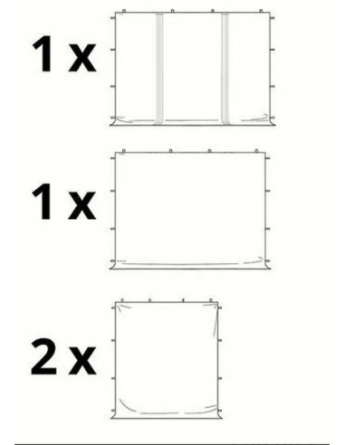 STRUCTURE ACIER - 4 COTÉS - 1 PORTE - 3 x 4,5 -...