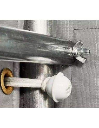 ABRI GARAGE - 3,30 x 4,80 - PVC 550gr/m²