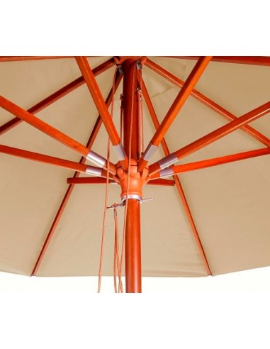 PARASOL BOIS ROND 3m