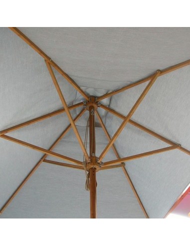 PARASOL RECTANGLE BAMBOU POLY - 2 X 3m