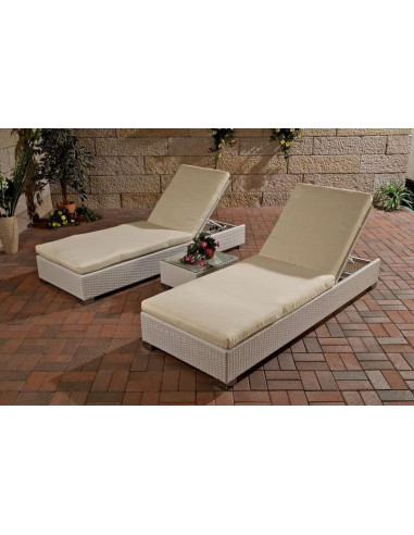 LOT DE 2 BAINS DE SOLEIL