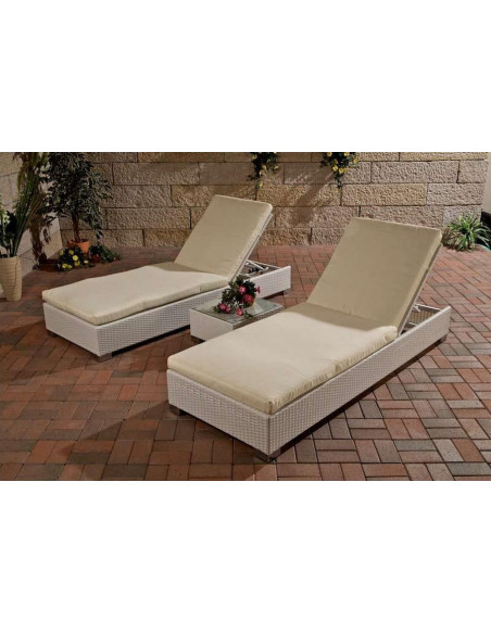 LOT DE 2 BAINS DE SOLEIL