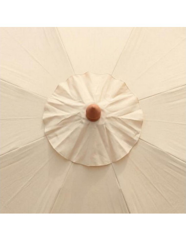 GAUVIN-PARASOL BOIS ROND CREME 3m