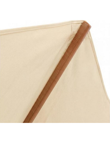 GAUVIN-PARASOL BOIS ROND CREME 3m
